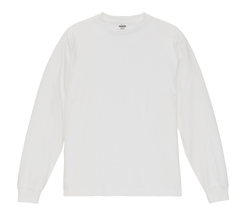 1111-01 6.5オンス ファインジャージー ロングスリーブ Tシャツ (2.1インチリブ)