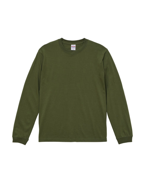 5011-01 5.6オンスロングスリーブTシャツ(1.6インチリブ)