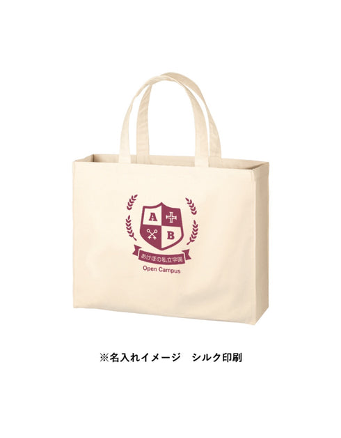TR-0412 キャンバスカレッジトート(L)ワイド (DTF)