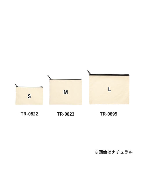 TR-0822 キャンバスフラットポーチ(S)