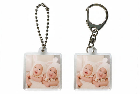 Square Keychain Set