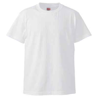 1色プリント専用 高品質 綿生地Tシャツ 5001-01