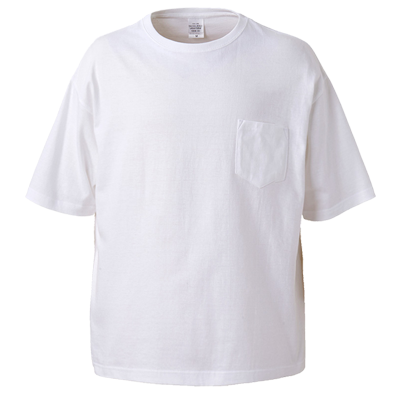 トレンドスタイル ビッグシルエットなTシャツ（ポケット付） 5008-01