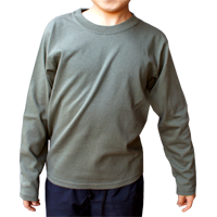 Cross Stitch 6.2oz オープンエンド 長袖Tシャツ（キッズ） OE1210