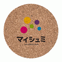 フルカラー印刷 コルクコースター 円形