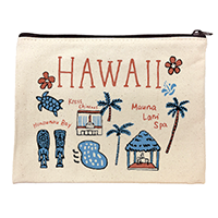 キャンバスフラットポーチ(M) TR-0823