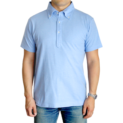 United Athle 5.3oz ドライCVCボタンダウンポロシャツ 5052-01