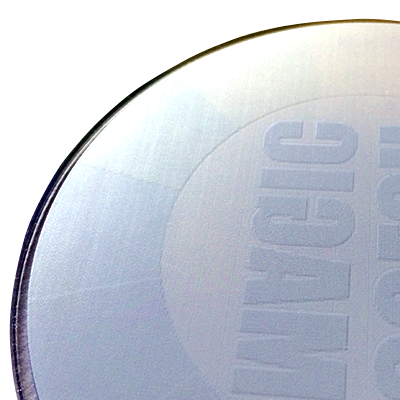 片面印刷の場合、裏側は白地仕上げとなります