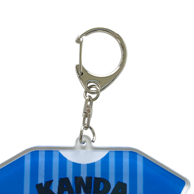 パチンと留められるナスカン金具