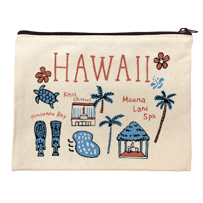 チャックを閉じた状態のプリント面