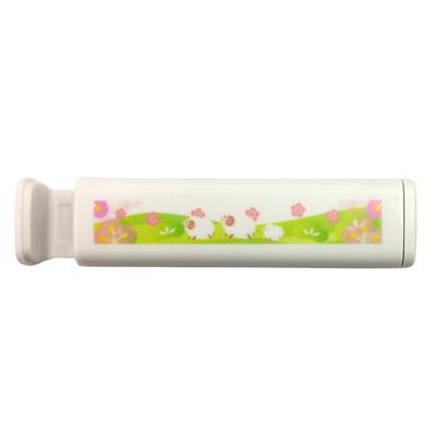 本体の天面にプリント