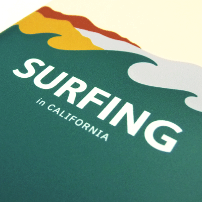 鮮やかなフルカラープリント