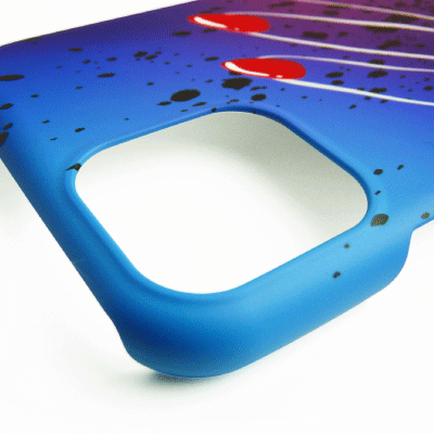 カメラ穴の付近もきれいにプリントします