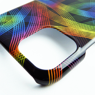 カメラ穴の付近もきれいにプリントします