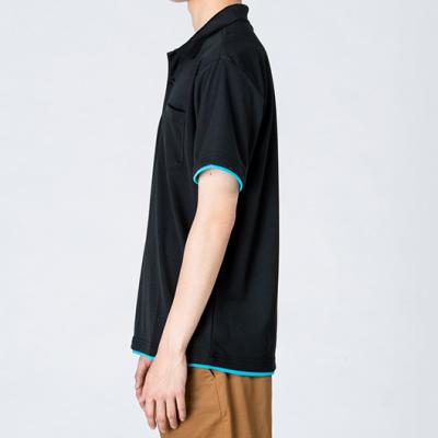 モデル身長184cm ブラック×ターコイズ Lサイズ着用