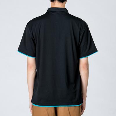 モデル身長184cm ブラック×ターコイズ Lサイズ着用