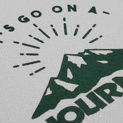 プリントは耐久性に優れたシルクプリント