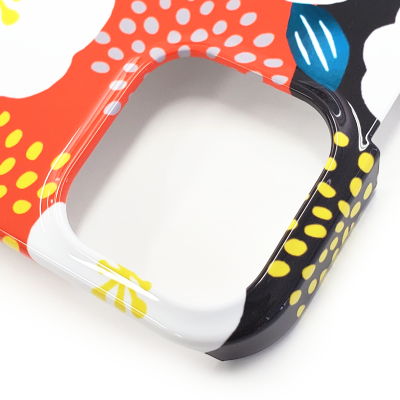 カメラ穴の付近もきれいにプリントします