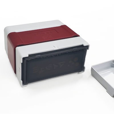 スタンプ面は凹凸で