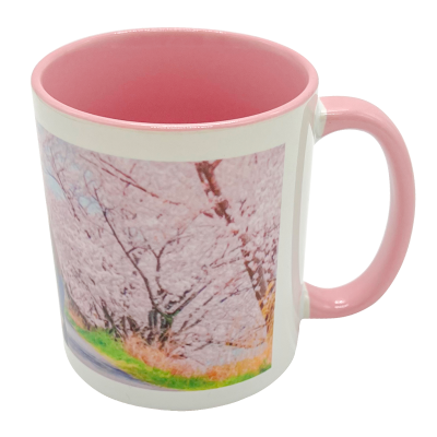 2トーンマグカップ（ピンク）