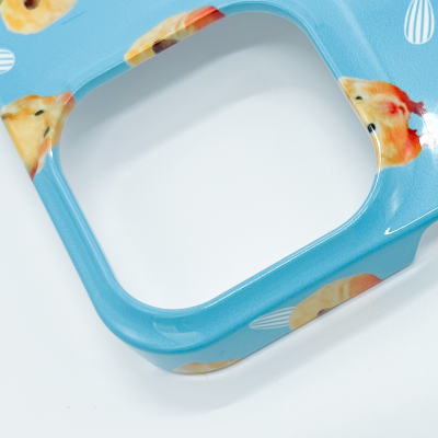 カメラ穴の付近もきれいにプリントします