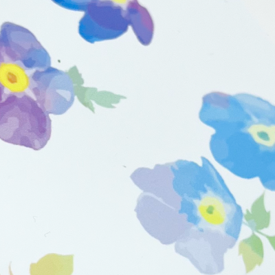 鮮やかなフルカラープリント