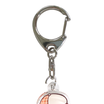 パチンと留めやすいナスカン金具