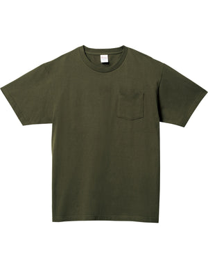 109-PCT　5.6オンス　ヘビーウェイトポケットTシャツ (シルク)