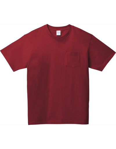 109-PCT　5.6オンス　ヘビーウェイトポケットTシャツ (シルク)