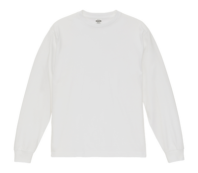 1111-01　6.5オンス ファインジャージー ロングスリーブ Tシャツ (2.1インチリブ)