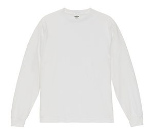 1111-01　6.5オンス ファインジャージー ロングスリーブ Tシャツ (2.1インチリブ)