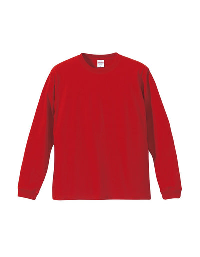 5011-01　5.6オンスロングスリーブTシャツ(1.6インチリブ)