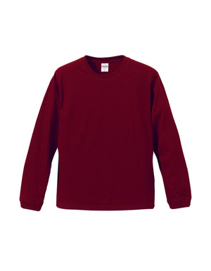 5011-01　5.6オンスロングスリーブTシャツ(1.6インチリブ)