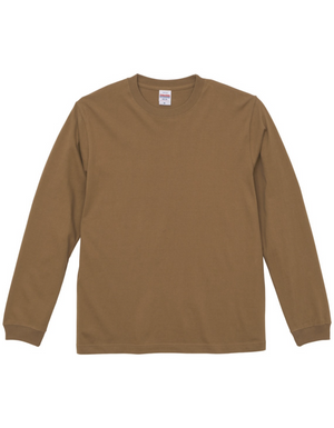 5011-01　5.6オンスロングスリーブTシャツ(1.6インチリブ)