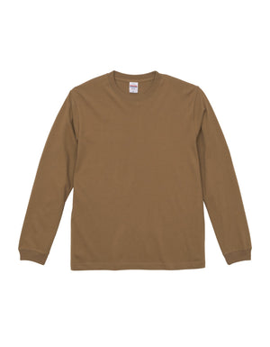 5011-01　5.6オンスロングスリーブTシャツ(1.6インチリブ)