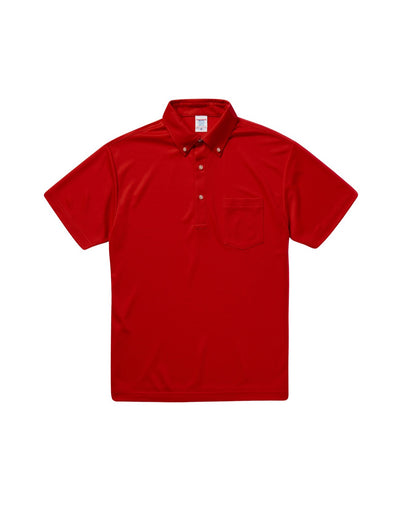 5921-01　4.1オンス　ドライアスレチックポロシャツ(ボタンダウン)(ポケット付)
