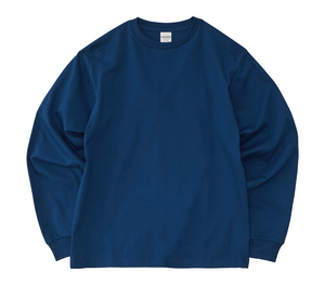 1111-01　6.5オンス ファインジャージー ロングスリーブ Tシャツ (2.1インチリブ)