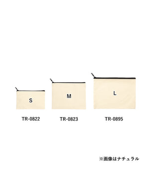 TR-0823 キャンバスフラットポーチ(M)