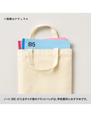 TR-1408 ライトキャンバスフラットバッグ（S） (DTF)