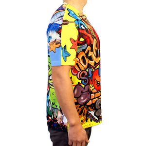 全面プリント ドライ生地Tシャツ 5900-01