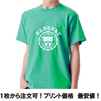 1色プリント専用 高品質 綿生地Tシャツ 5001-01