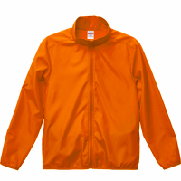 オレンジ UnitedAthle　マイクロリップストップ スタッフ ジャケット（一重）　7061-01