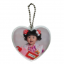 ハート型キーホルダー【6cm/チェーン】