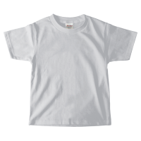 グレー 定番 綿100％生地Tシャツ（キッズ） 085-CVT