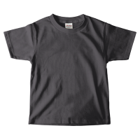 グレー 定番 綿100％生地Tシャツ（キッズ） 085-CVT