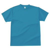 ブルー 速乾 ドライ生地Tシャツ（キッズ） 300-ACT