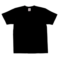 ブラック Cross Stitch オープンエンド マックスウェイトTシャツ（キッズ） OE1116
