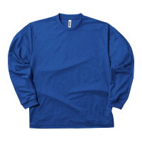 ブルー GLIMMER 4.4oz ドライ 長袖Tシャツ（キッズ） 304-ALT