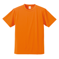 オレンジ United Athle 4.1oz ドライアスレチックTシャツ（キッズ） 5900-02