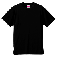 ブラック United Athle 4.7oz ドライシルキータッチTシャツ（キッズ） 5088-02